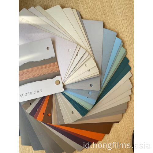 Film laminasi PVC plastik populer untuk furnitur